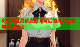彩虹网红男孩直播间背后的真实故事与争议揭秘