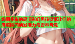 绚丽多彩的高清彩虹男孩壁纸让你的屏幕瞬间焕发活力与青春气息