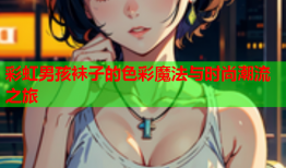 彩虹男孩袜子的色彩魔法与时尚潮流之旅