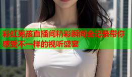 彩虹男孩直播间精彩瞬间全记录带你感受不一样的视听盛宴