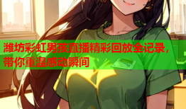 潍坊彩虹男孩直播精彩回放全记录，带你重温感动瞬间