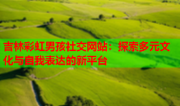 吉林彩虹男孩社交网站：探索多元文化与自我表达的新平台