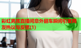 彩虹男孩直播间意外翻车瞬间引发网友热议与反思(1)