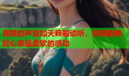男孩的声音如天籁般动听，仿佛能唤醒心底最柔软的感动