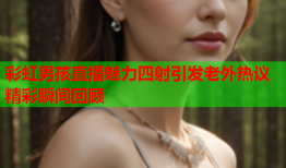 彩虹男孩直播魅力四射引发老外热议精彩瞬间回顾