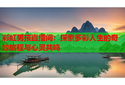 彩虹男孩直播间：探索多彩人生的奇妙旅程与心灵共鸣
