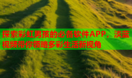 探索彩虹男孩的必备软件APP，淡蓝视频带你领略多彩生活新视角