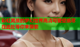 彩虹男孩的梦幻世界高清可爱壁纸尽在此处等你来探索