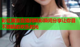 彩虹男孩直播间精彩瞬间分享让你目不转睛的欢乐时光
