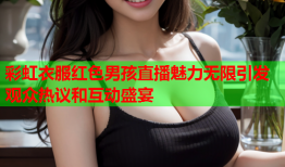 彩虹衣服红色男孩直播魅力无限引发观众热议和互动盛宴
