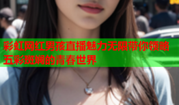 彩虹网红男孩直播魅力无限带你领略五彩斑斓的青春世界