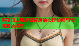 男孩画人和彩虹背后的心理秘密与情感表达探索
