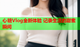 心糖Vlog全新体验 记录生活的甜蜜瞬间