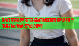 彩虹男孩连麦直播间畅聊青春梦想与多彩生活的奇妙旅程