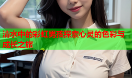 清水中的彩虹男孩探索心灵的色彩与成长之旅