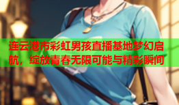连云港市彩虹男孩直播基地梦幻启航，绽放青春无限可能与精彩瞬间