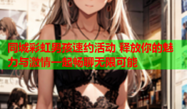 同城彩虹男孩速约活动 释放你的魅力与激情一起畅聊无限可能