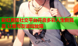 彩虹男孩社交平台开启多彩人生新篇章 让爱与友谊绽放限