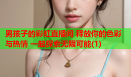 男孩子的彩虹直播间 释放你的色彩与热情 一起探索无限可能(1)