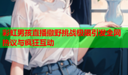 彩虹男孩直播撒野挑战极限引发全网热议与疯狂互动