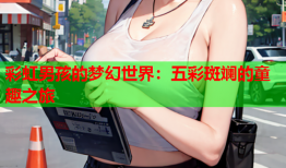 彩虹男孩的梦幻世界：五彩斑斓的童趣之旅