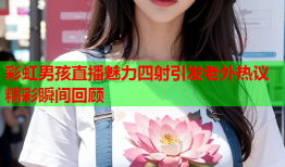 彩虹男孩直播魅力四射引发老外热议精彩瞬间回顾