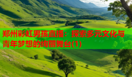郑州彩虹男孩直播：探索多元文化与青年梦想的绚丽舞台(1)