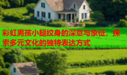 彩虹男孩小腿纹身的深意与象征，探索多元文化的独特表达方式