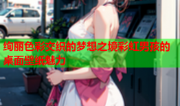 绚丽色彩交织的梦想之境彩虹男孩的桌面壁纸魅力