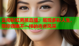 云南彩虹男孩直播：展现多彩人生，带你领略不一样的青春风采