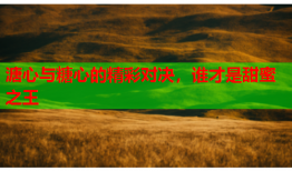 溏心与糖心的精彩对决，谁才是甜蜜之王