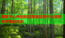 男孩子心中的彩虹糖象征着什么情感与梦想的交织
