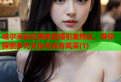 哈尔滨彩虹男孩直播引发热议，带你探索多元文化与青春风采(1)