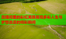 直播间里的彩虹男孩展现多彩人生与梦想追逐的精彩瞬间