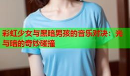 彩虹少女与黑暗男孩的音乐对决：光与暗的奇妙碰撞