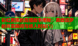 彩虹男孩的直播故事揭秘：勇敢追梦的真实瞬间与感人时刻(1)
