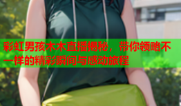 彩虹男孩木木直播揭秘，带你领略不一样的精彩瞬间与感动旅程