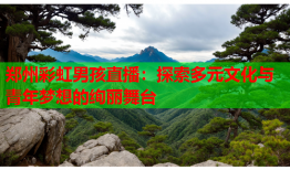 郑州彩虹男孩直播：探索多元文化与青年梦想的绚丽舞台