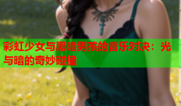 彩虹少女与黑暗男孩的音乐对决：光与暗的奇妙碰撞