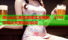 唐山彩虹男孩直播盛况揭秘，2700万观众共赏精彩瞬间