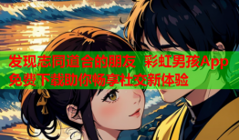 发现志同道合的朋友 彩虹男孩App免费下载助你畅享社交新体验