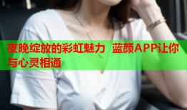 夜晚绽放的彩虹魅力 蓝颜APP让你与心灵相通