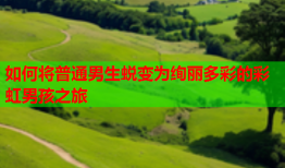 如何将普通男生蜕变为绚丽多彩的彩虹男孩之旅