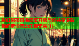 彩虹男孩直播盛宴开启与你共享多彩瞬间尽情互动乐趣无穷(1)