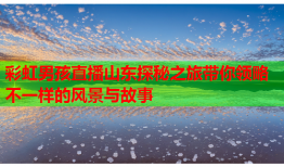 彩虹男孩直播山东探秘之旅带你领略不一样的风景与故事