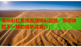 潮州彩虹男孩直播精彩回放，带你体验不一样的视听盛宴(1)