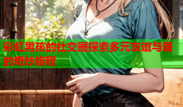 彩虹男孩的社交圈探索多元友谊与爱的奇妙旅程
