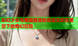 彩虹少女与黑暗男孩的命运交织在星空下的奇幻冒险