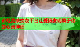 彩虹男孩交友平台让爱限发现属于你的心灵伴侣