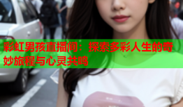 彩虹男孩直播间：探索多彩人生的奇妙旅程与心灵共鸣